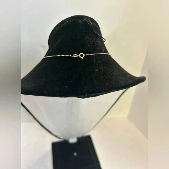 Silver .925 Gold Plated Pearl Necklace - Picture 2 of 3